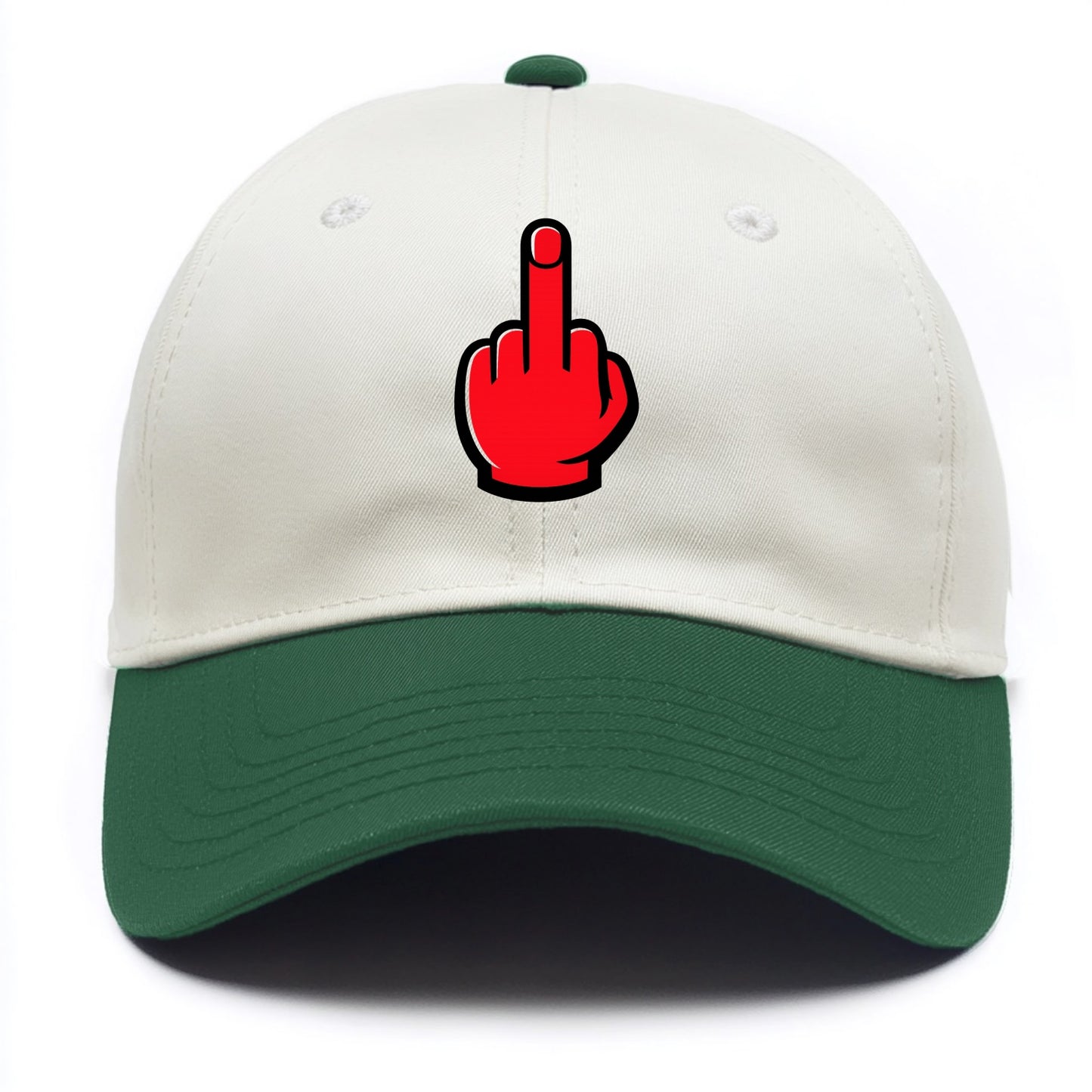 Bold Defiance Icon - Two Tone Cap - Green