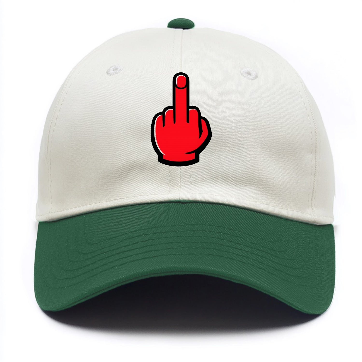 Bold Defiance Icon - Two Tone Cap - Green
