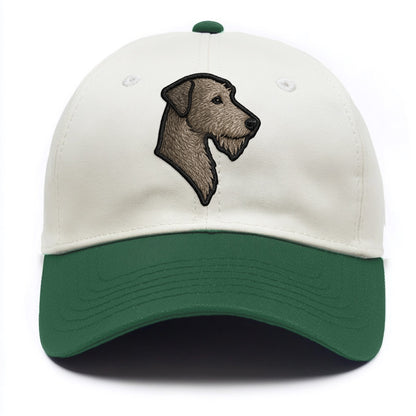 Irish Wolfhound - Modern gentle giant lo - Two Tone Cap - Green