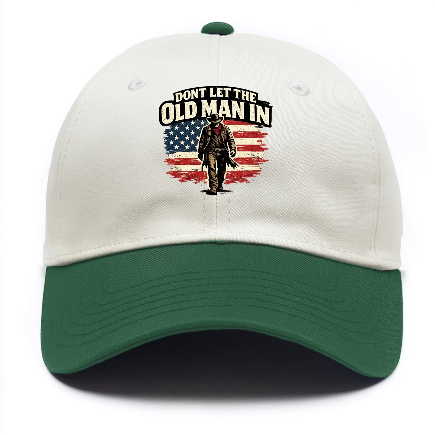 Dont Let The Old Man In - Two Tone Cap - Green