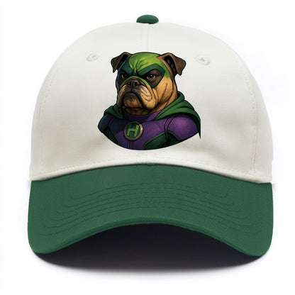 Bulldog Strong Hero  - Two Tone Cap - Green