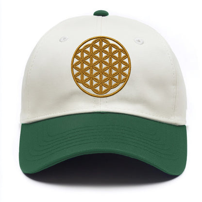 Flower of Life  - Two Tone Cap - Green