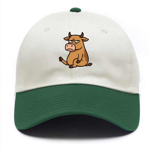 The Cow Judging Silently - Two Tone Cap