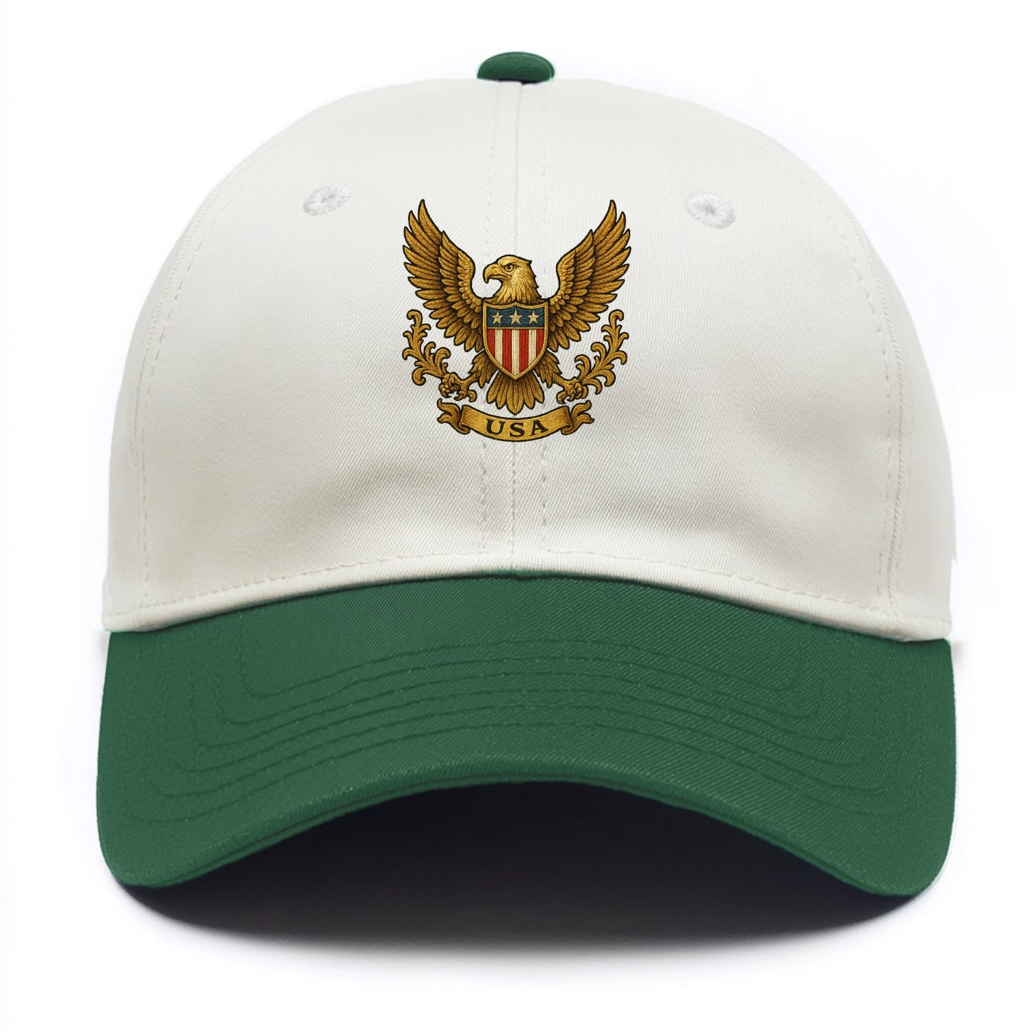 Usa Heritage Eagle 3 - Two Tone Cap - Green