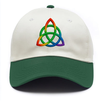Triquetra  - Two Tone Cap - Green