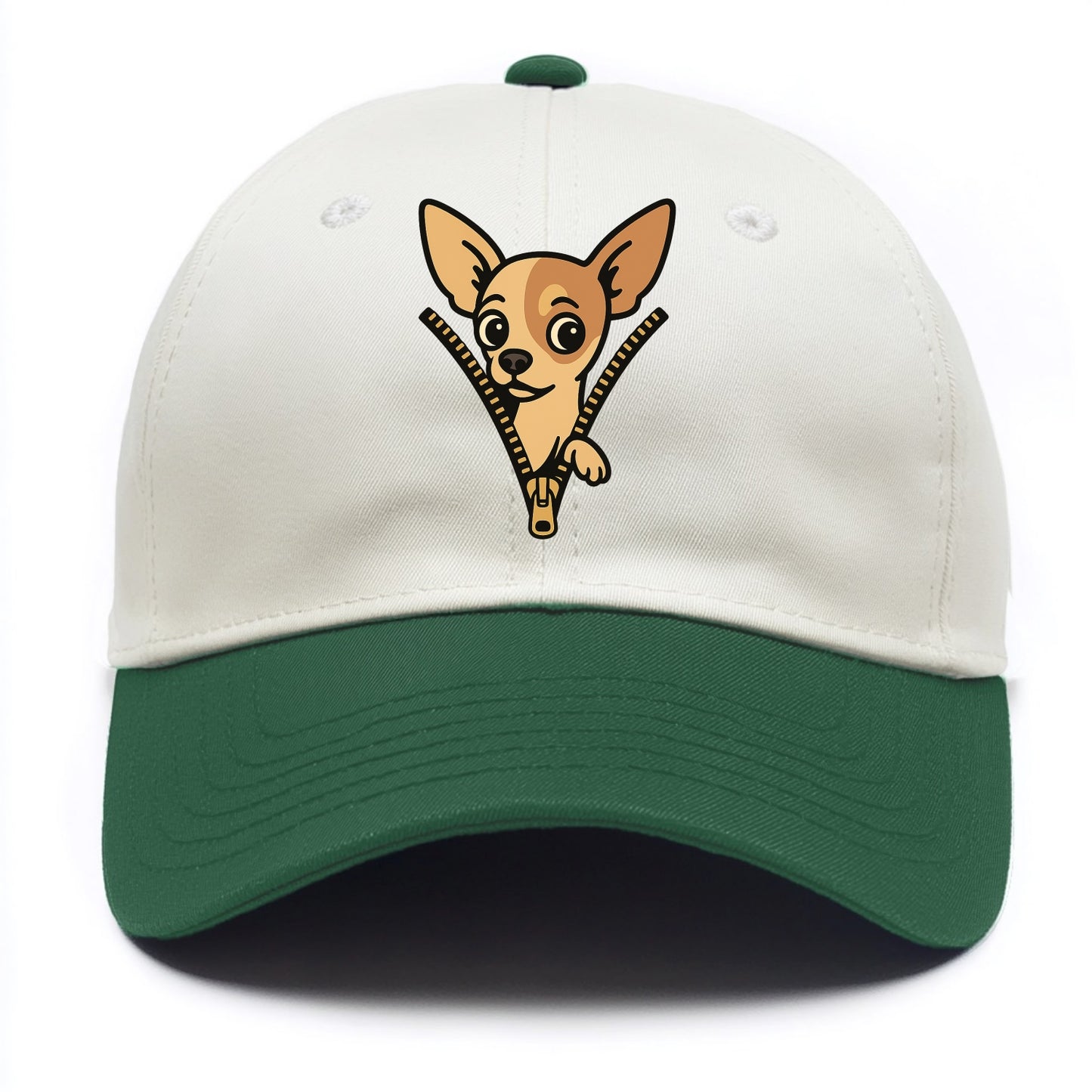 Chihuahua - Two Tone Cap - Green