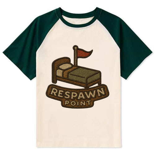 Respawn Point  - Contrast Raglan T-shirt