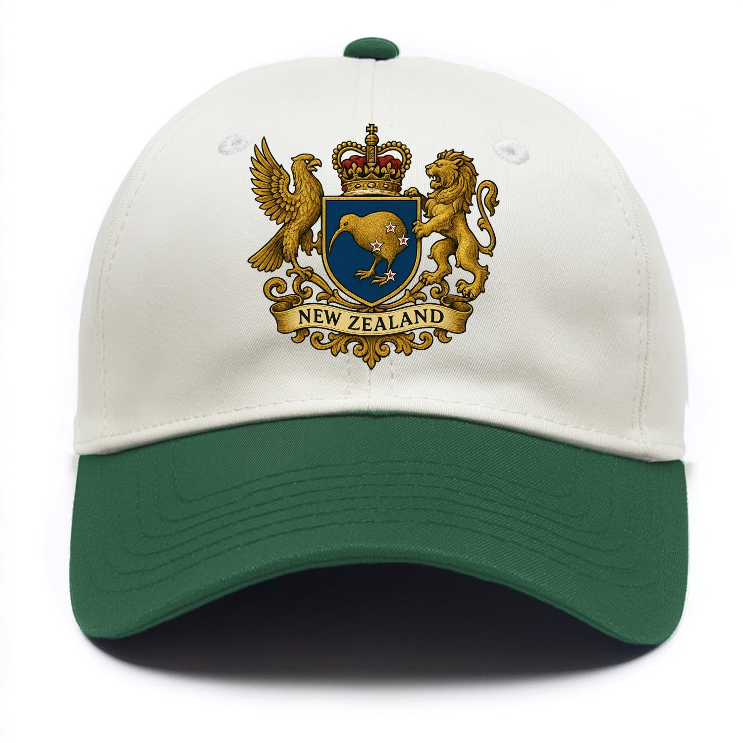 New Zealand Heritage Badge  - Two Tone Cap - Green