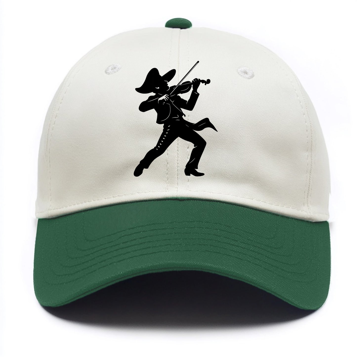 Mariachi violinist passionate performance - Two Tone Cap - Green
