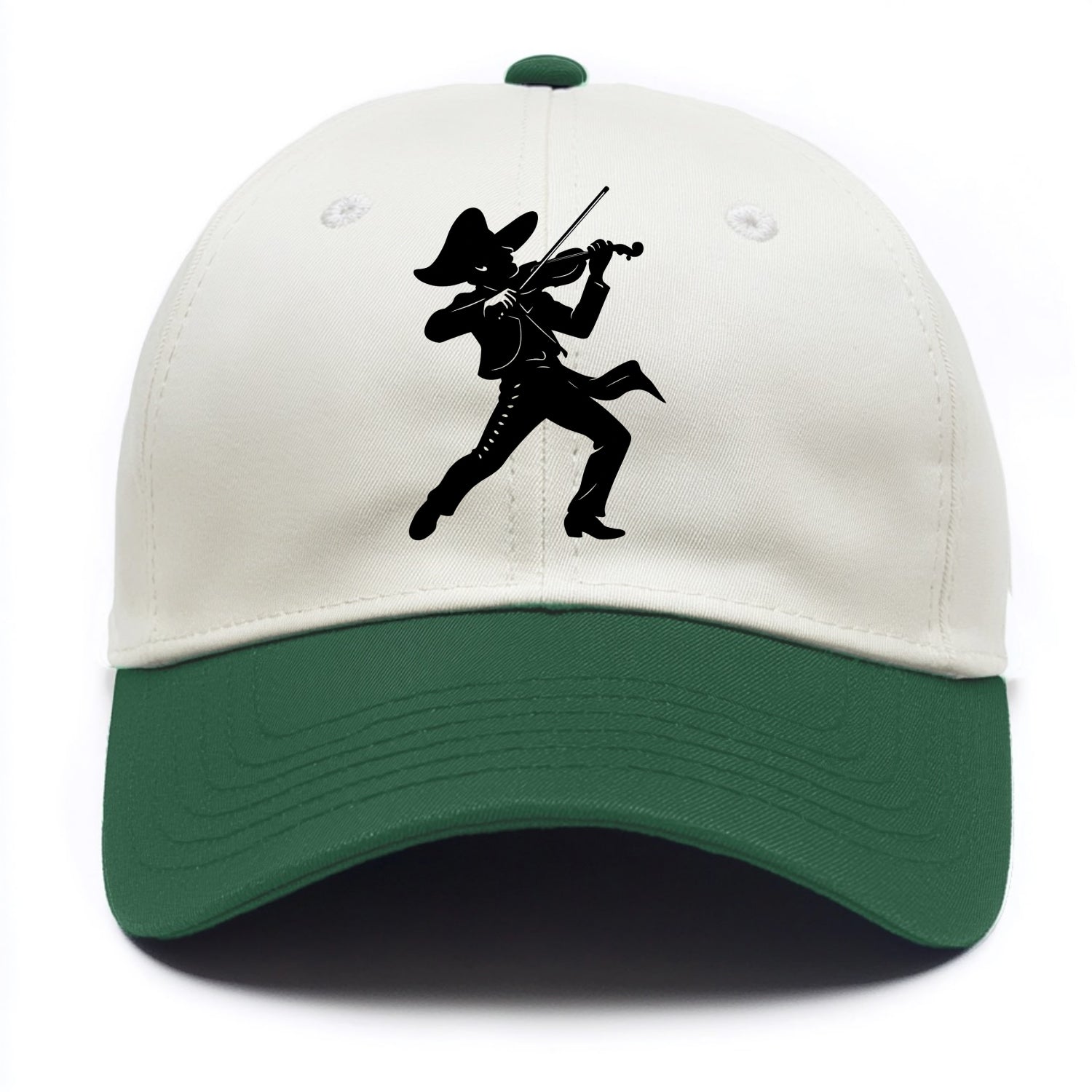 Mariachi violinist passionate performance - Two Tone Cap - Green