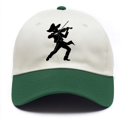 Mariachi violinist passionate performance - Two Tone Cap - Green
