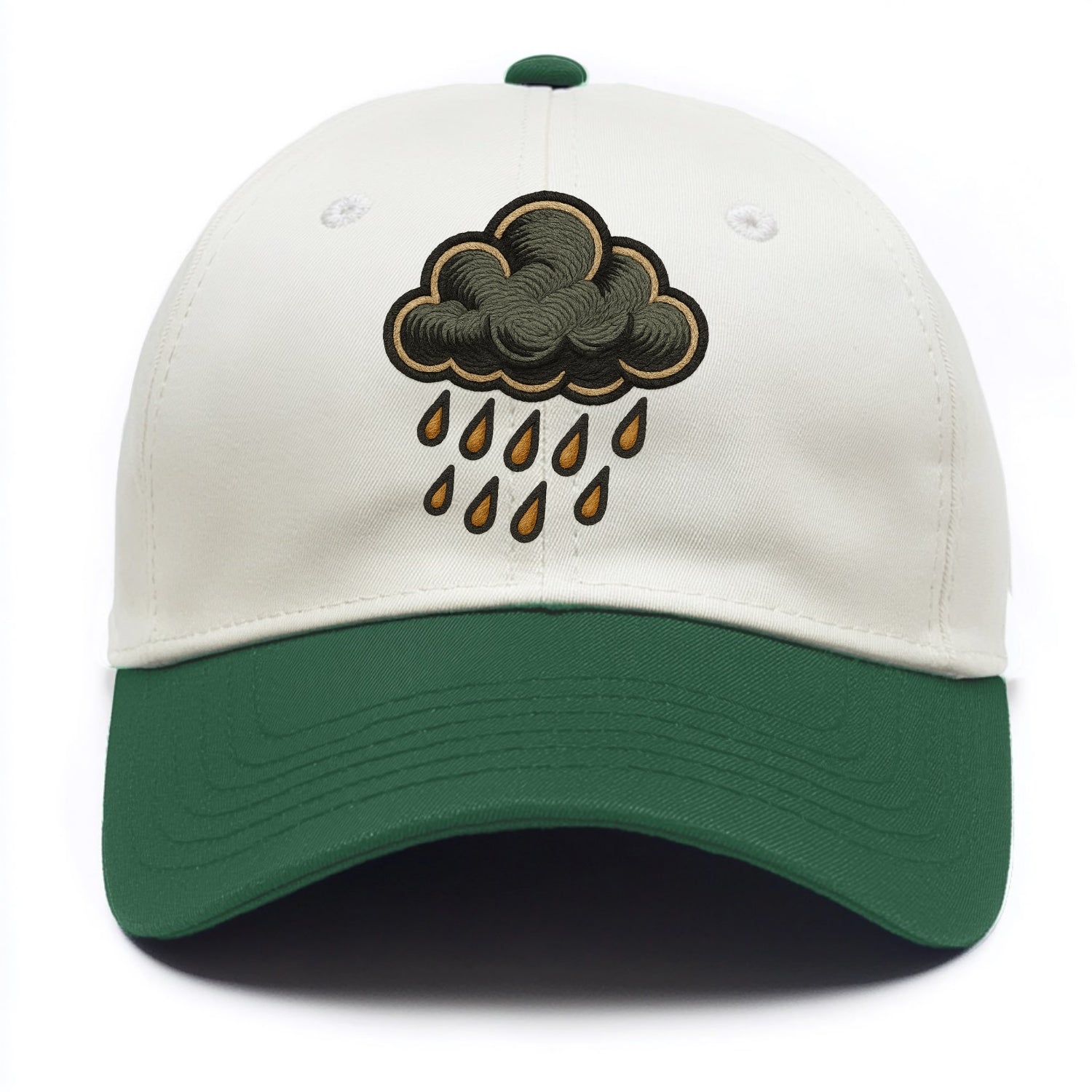 Rain Cloud  - Two Tone Cap - Green