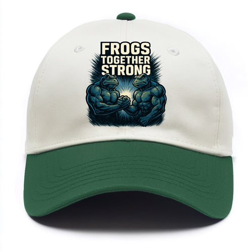 Frogs Together Strong 4 - Two Tone Cap