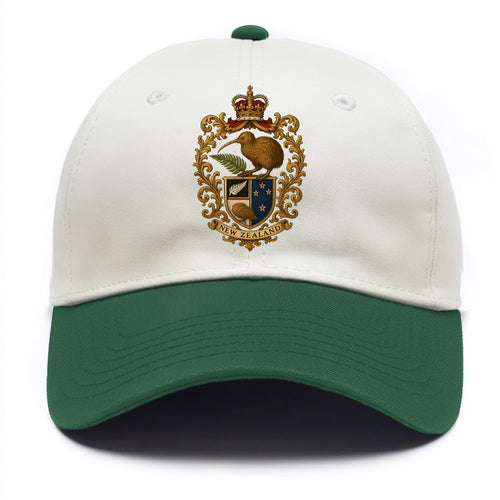 New Zealand Kiwi Emblem  - Two Tone Cap