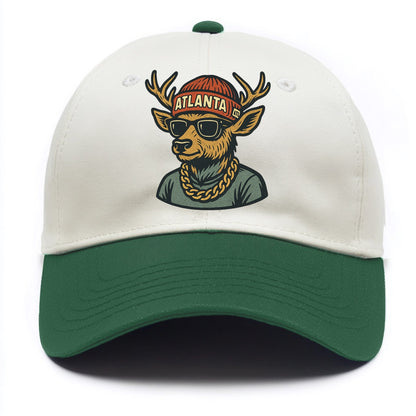 "deer" "atlanta" "atl" "red" "us South" - Two Tone Cap - Green