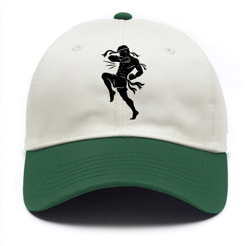 Thai Muay Thai fighter elbow strike - Two Tone Cap