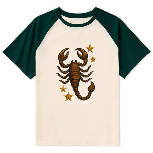 Scorpio Scorpion  - Contrast Raglan T-shirt