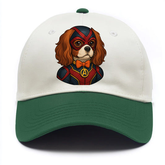 Cavalier King Charles Friendly Hero  - T Two Tone Cap - Green