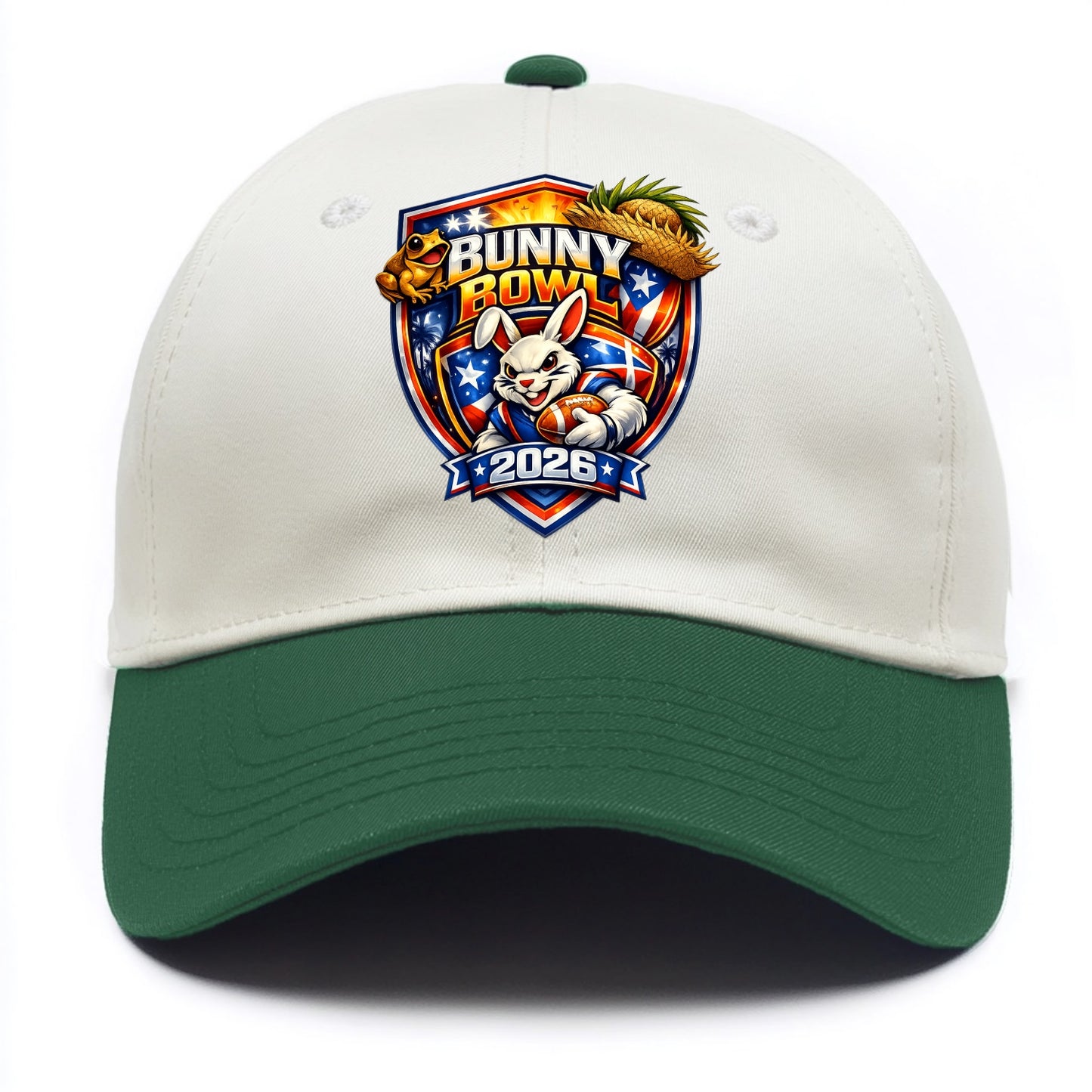 Bunny Bowl 2026 - Two Tone Cap - Green