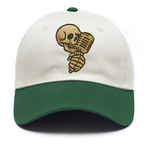 Skull Microphone  - Two Tone Cap