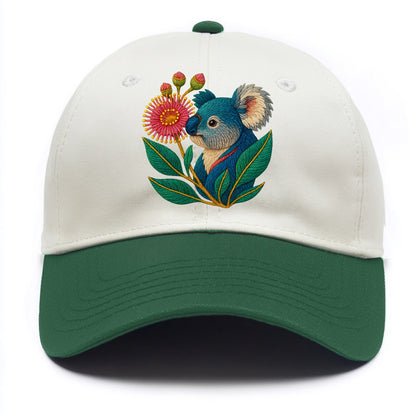 Koala Eucalyptus Bloom - Two Tone Cap - Green