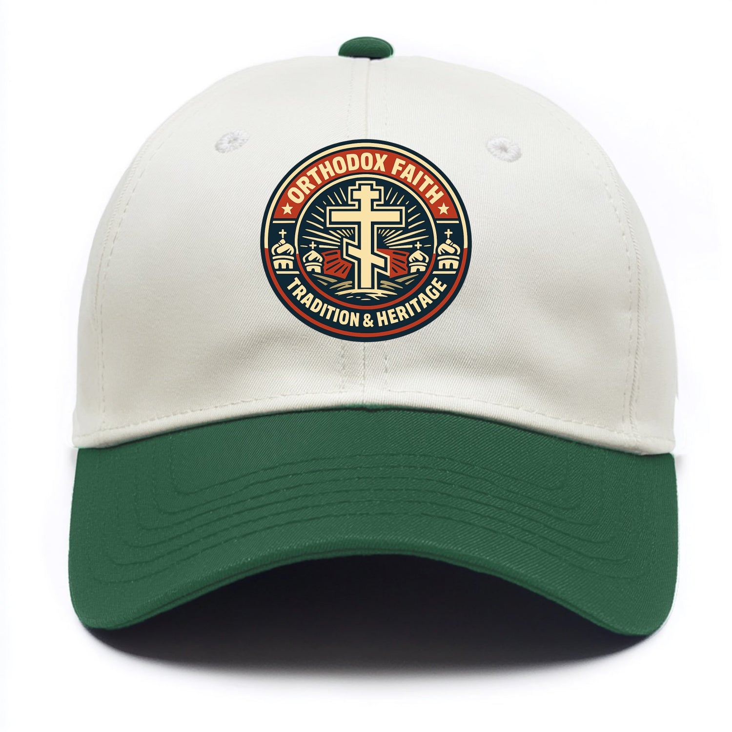 Faithful Heritage Emblem - Two Tone Cap - Green