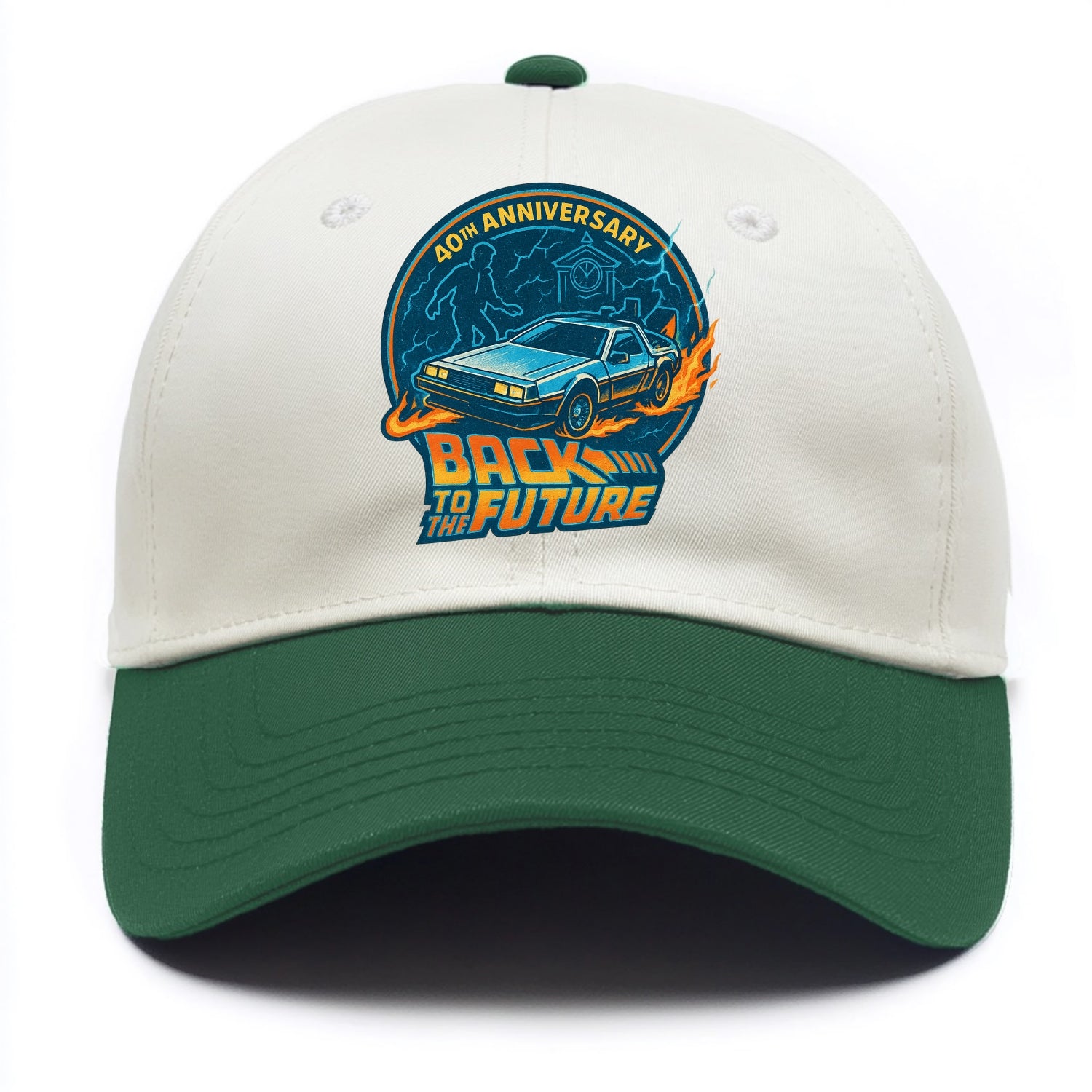Back To The Future 40th Anniversary - Two Tone Cap - Green
