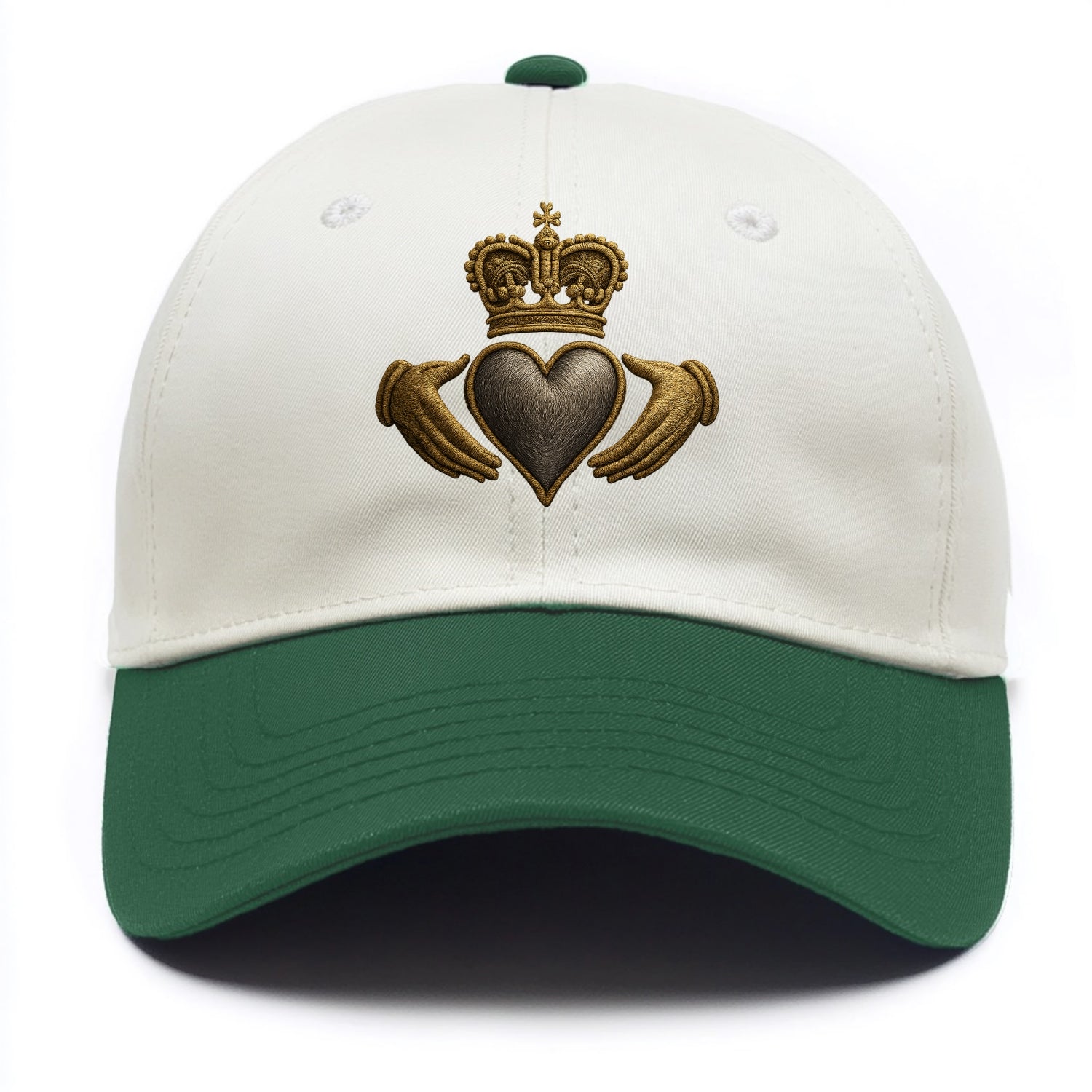 Claddagh Symbol  - Two Tone Cap - Green