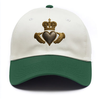 Claddagh Symbol  - Two Tone Cap - Green