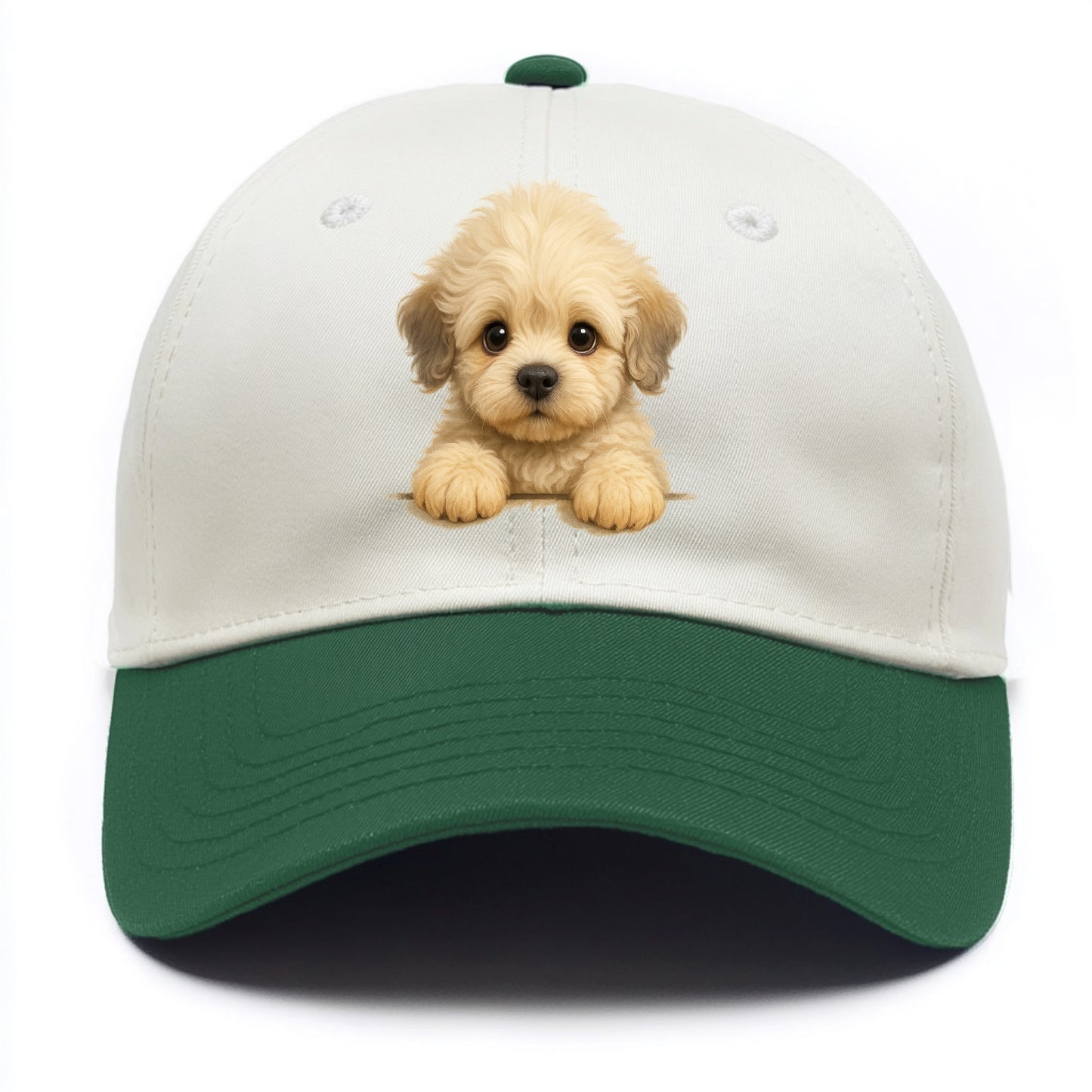 Dandie Dinmont Terrier  - Two Tone Cap - Green
