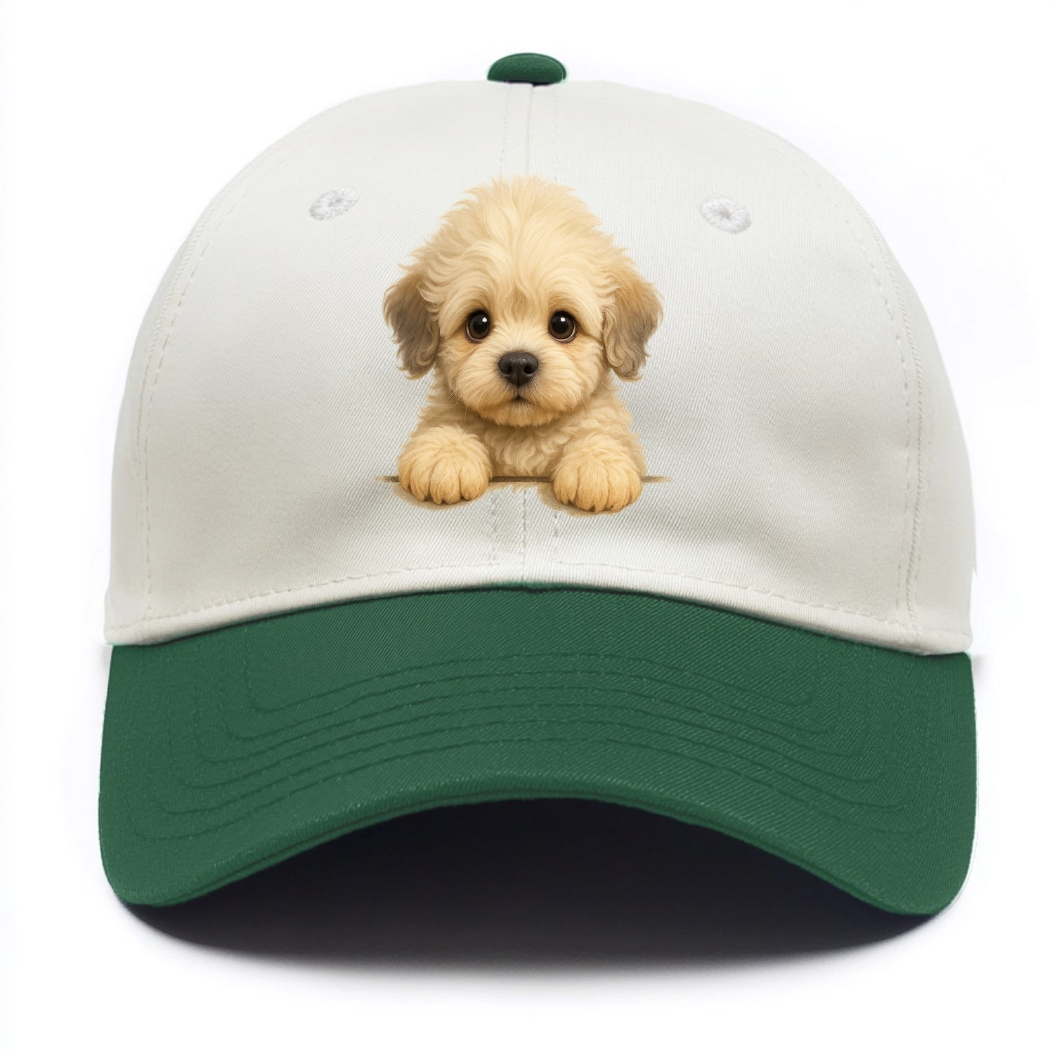 Dandie Dinmont Terrier  - Two Tone Cap - Green