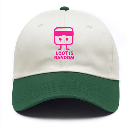 LOOT IS RANDOM | Dice wearing blindfold - Two Tone Cap