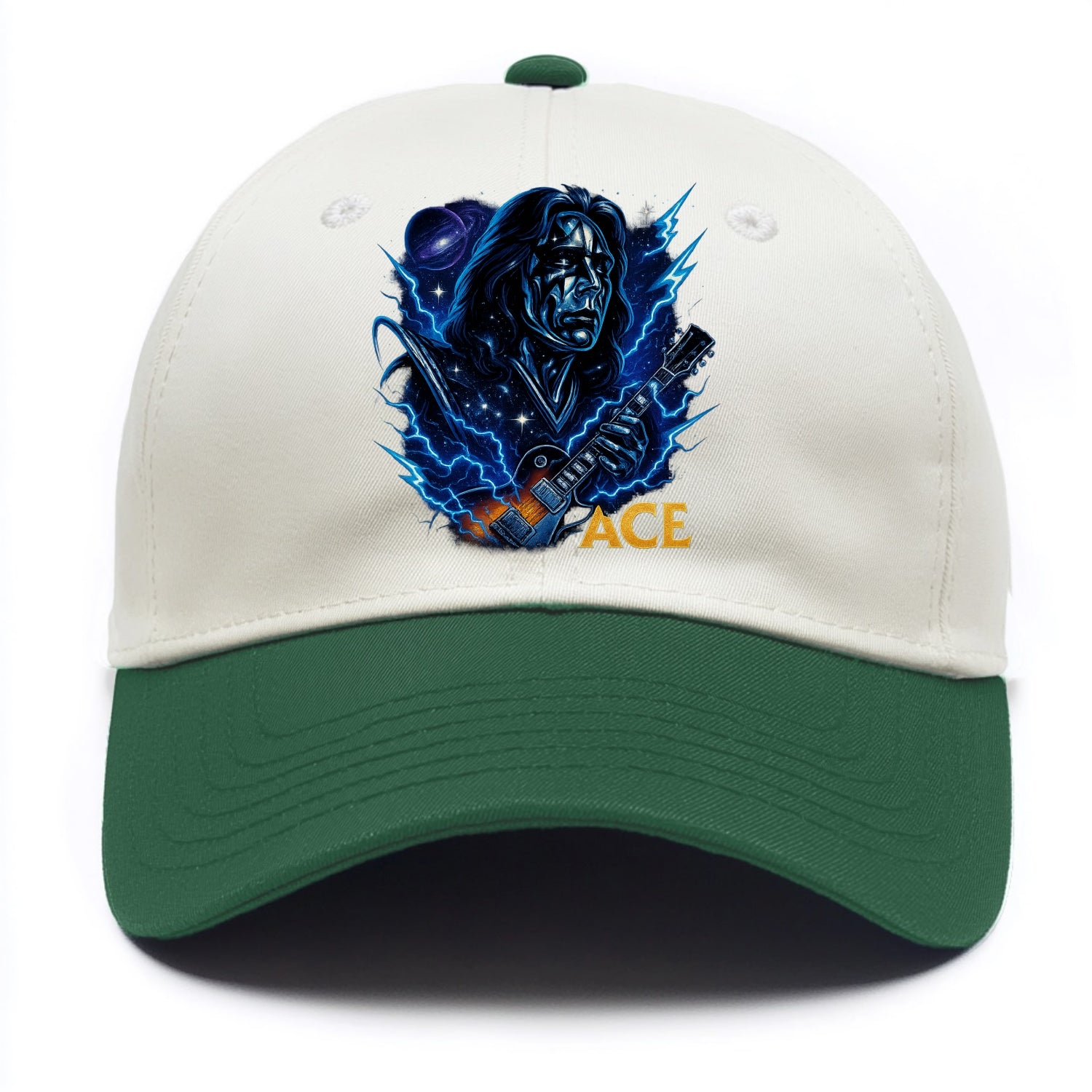 Cosmic Chrome Portrait - Two Tone Cap - Green