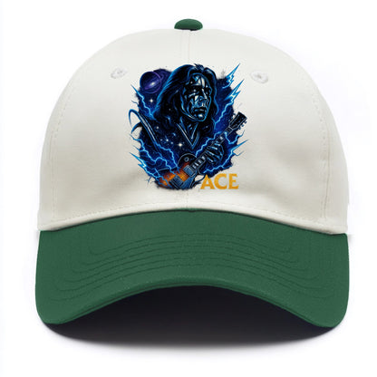 Cosmic Chrome Portrait - Two Tone Cap - Green