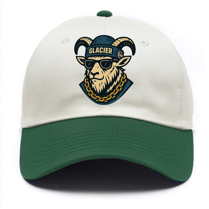 Glacier Mountain Goat - Two Tone Cap - Green