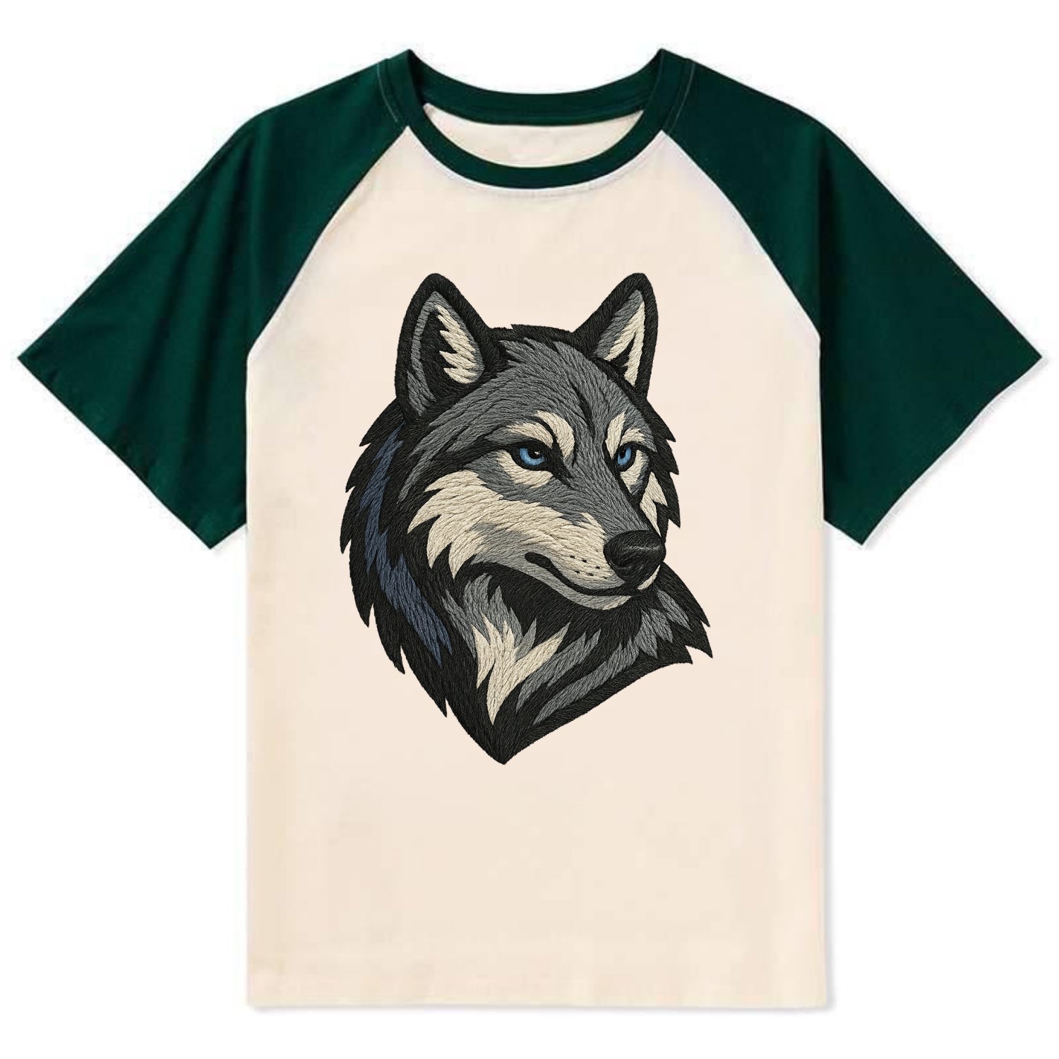 Silent But Deadly  - Contrast Raglan T-shirt - Green