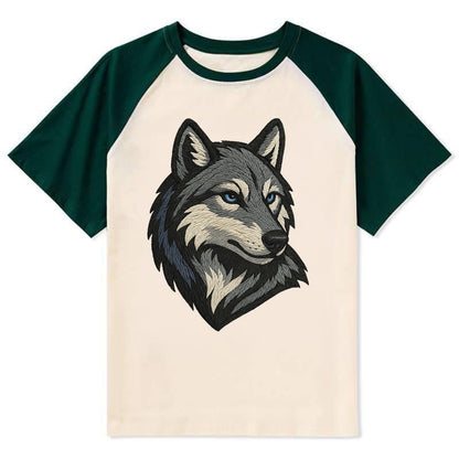 Silent But Deadly  - Contrast Raglan T-shirt - Green