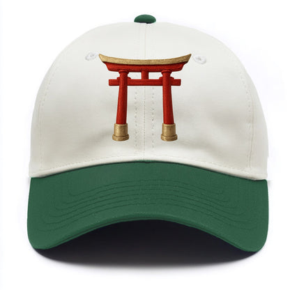 Japanese Torii Gate  - Two Tone Cap - Green