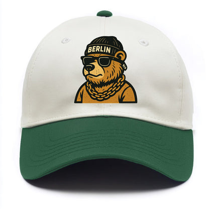 Berlin Bear - Two Tone Cap - Green