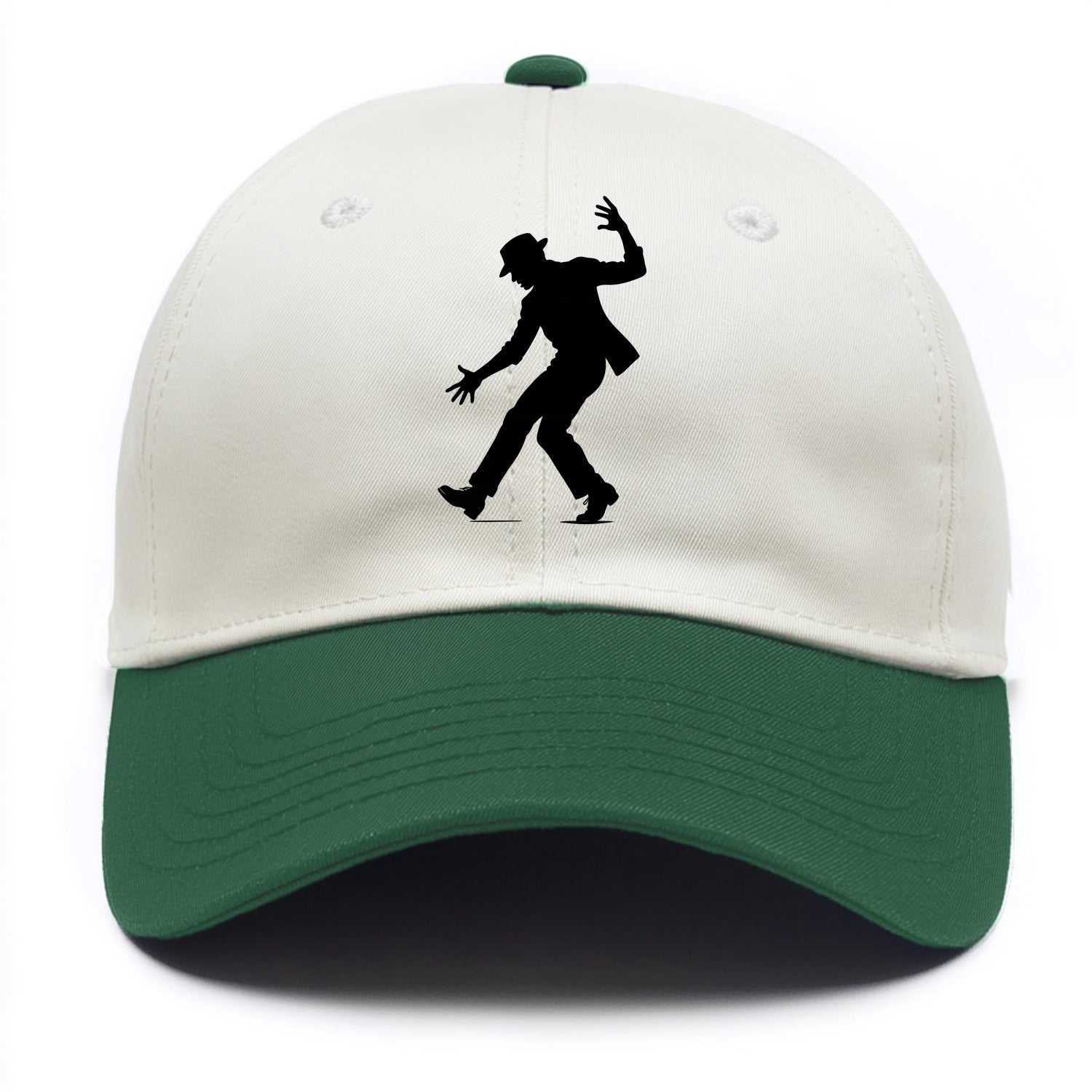 Tap dancer dramatic step - Two Tone Cap - Green