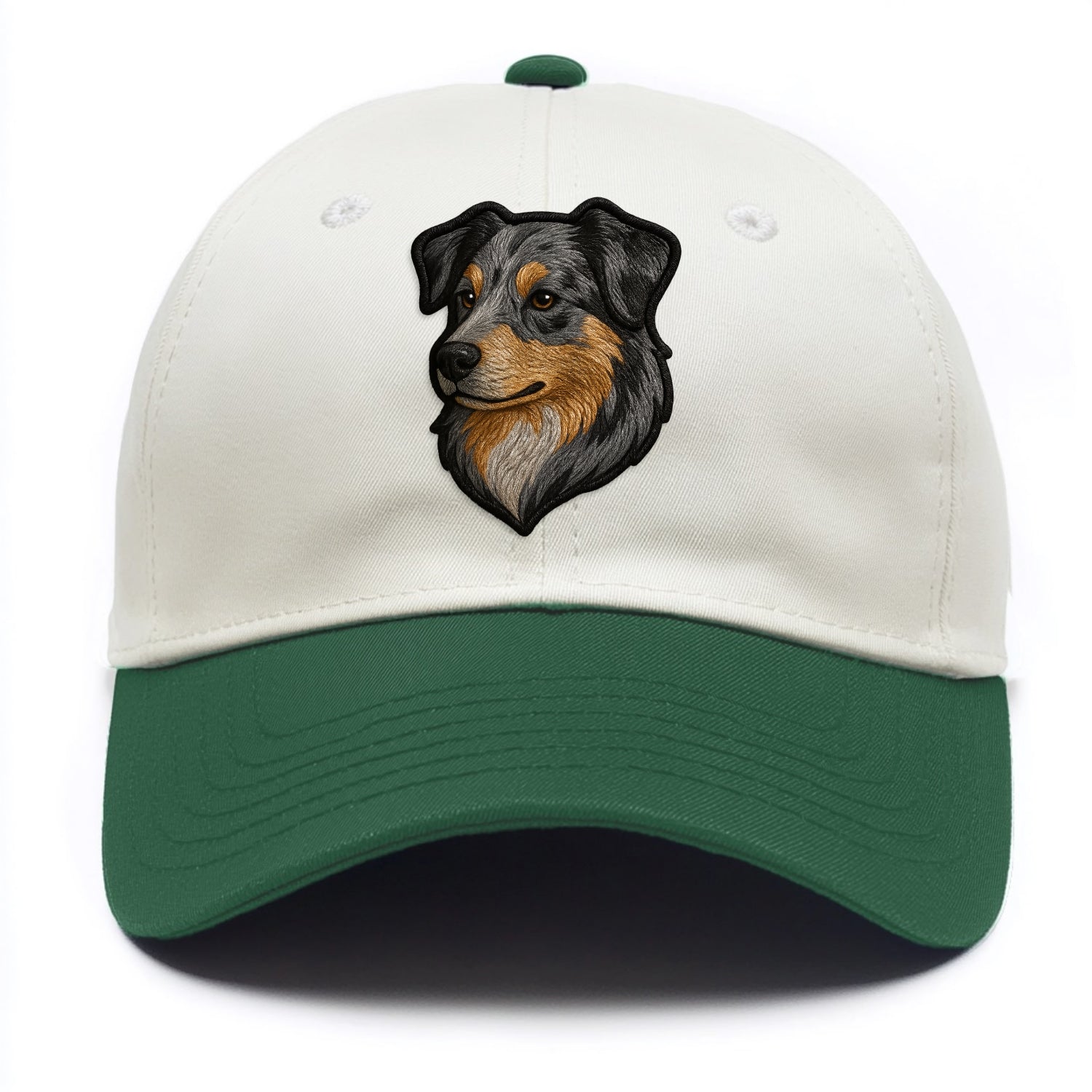 Australian Shepherd - Modern merle patte - Two Tone Cap - Green