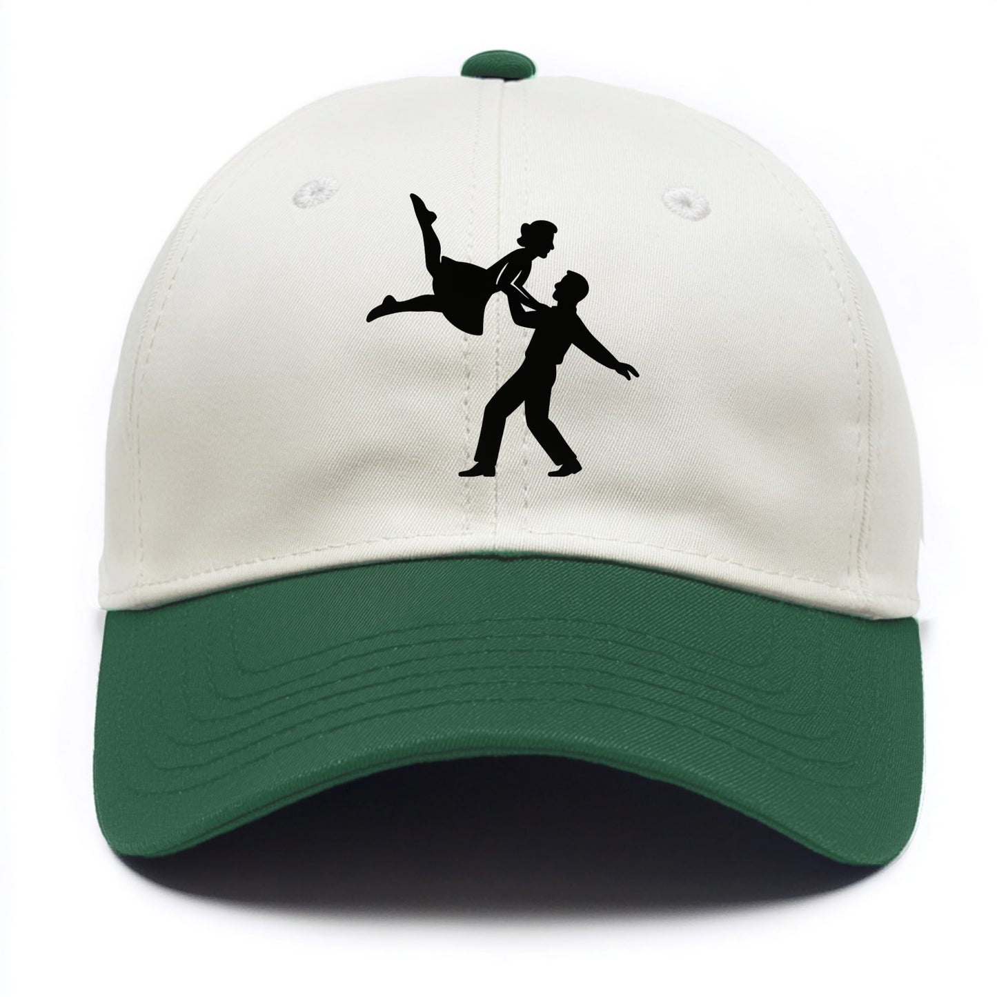 Swing dancers aerial lift - Two Tone Cap - Green