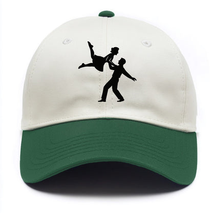 Swing dancers aerial lift - Two Tone Cap - Green