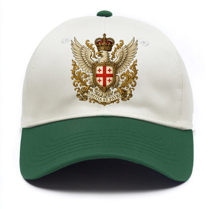 Georgia White Eagle Emblem  - Two Tone Cap - Green