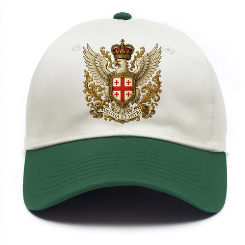 Georgia White Eagle Emblem  - Two Tone Cap