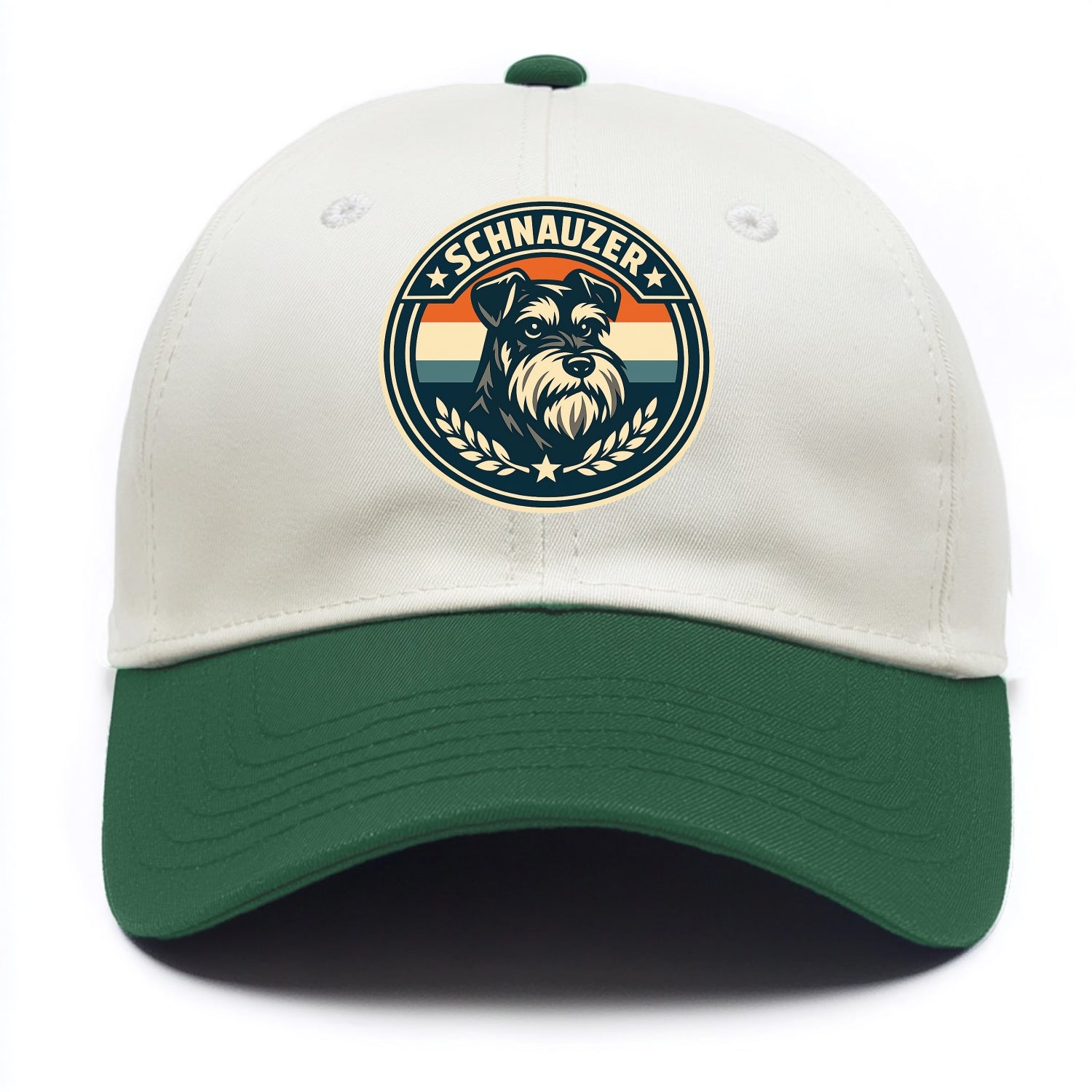 Noble Schnauzer Emblem - Two Tone Cap - Green