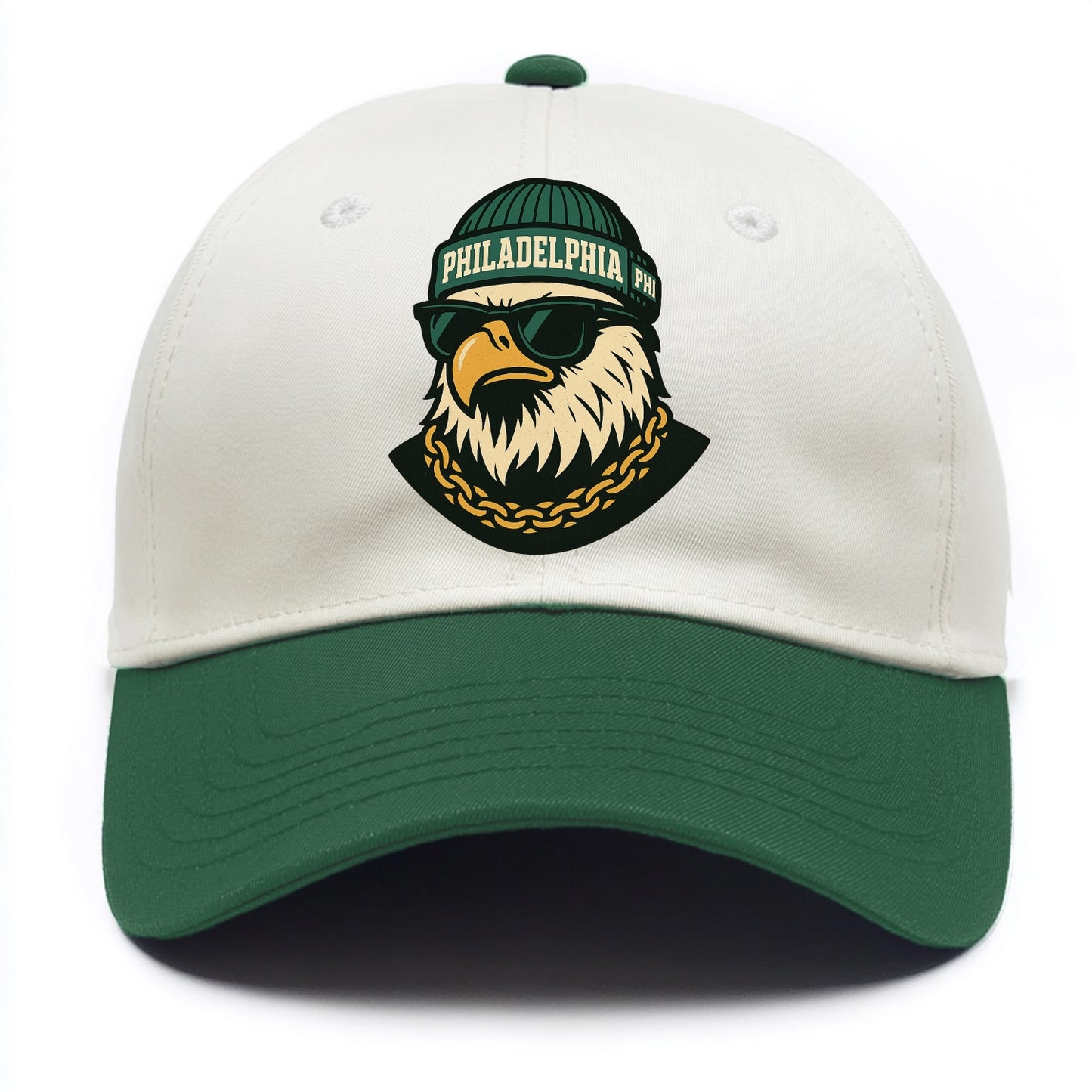"eagle" "philadelphia" "phi" "green" "us East" - Two Tone Cap - Green