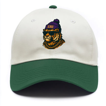 LSU Mike Tiger - Two Tone Cap - Green