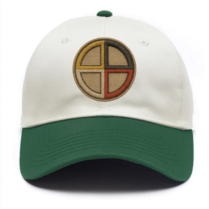Medicine Wheel  - Two Tone Cap - Green