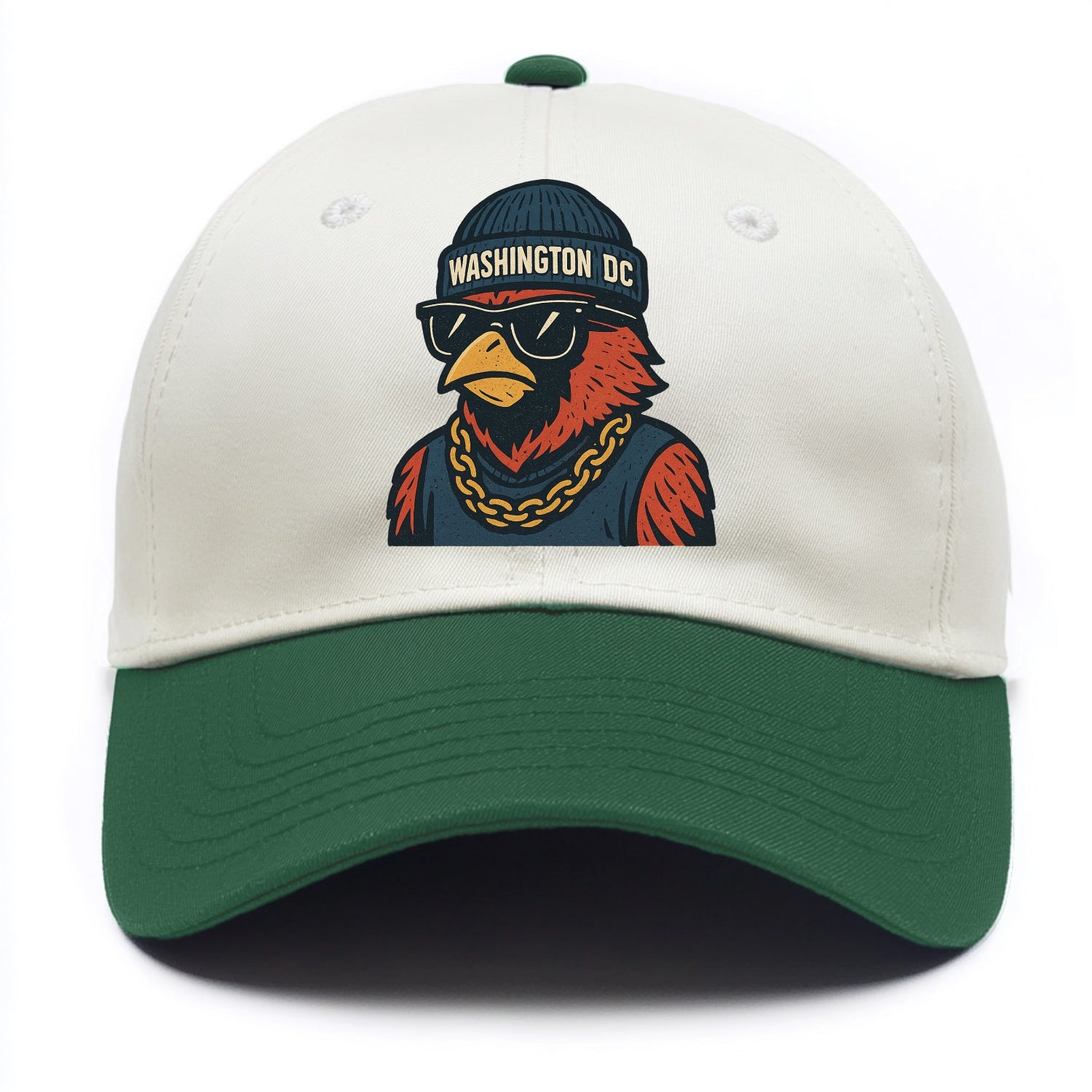 "cardinal" "washington Dc" "dc" "navy" "us East" - Two Tone Cap - Green